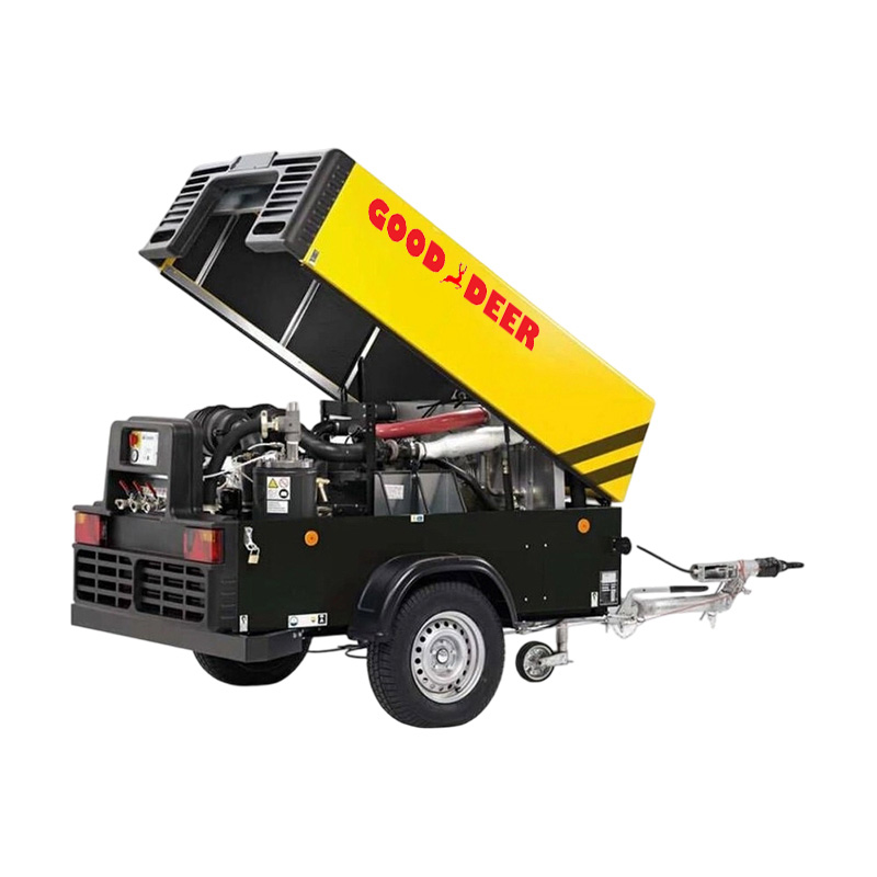 Compact Movable Screw Air Compressor