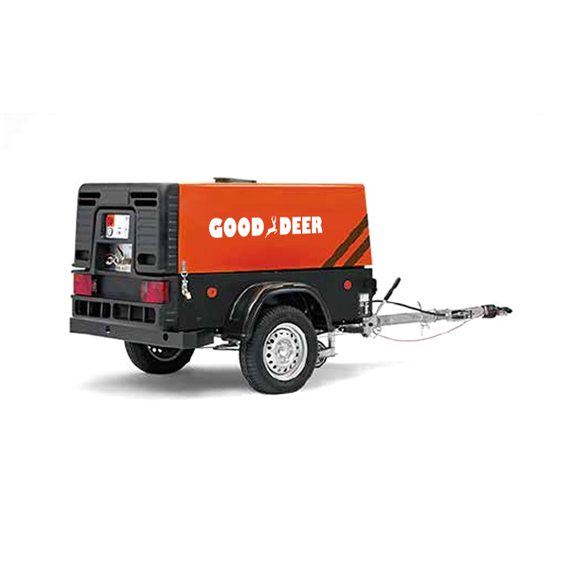 Pagmimina ng Diesel Engine Driven Movable Screw Air Compressor