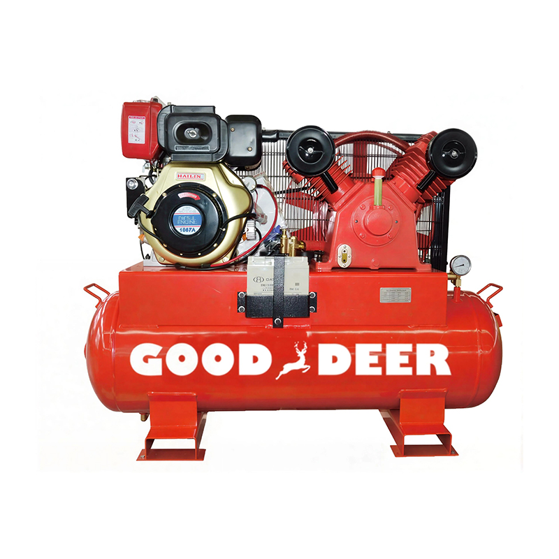 Manu-manong Start Diesel Air Compressor